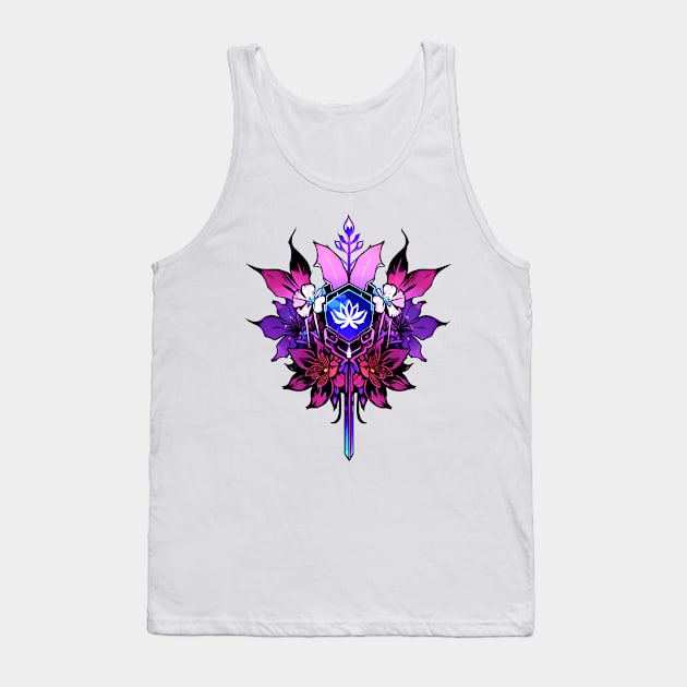 Cyberpunk Flowers Tank Top by CGI Studios